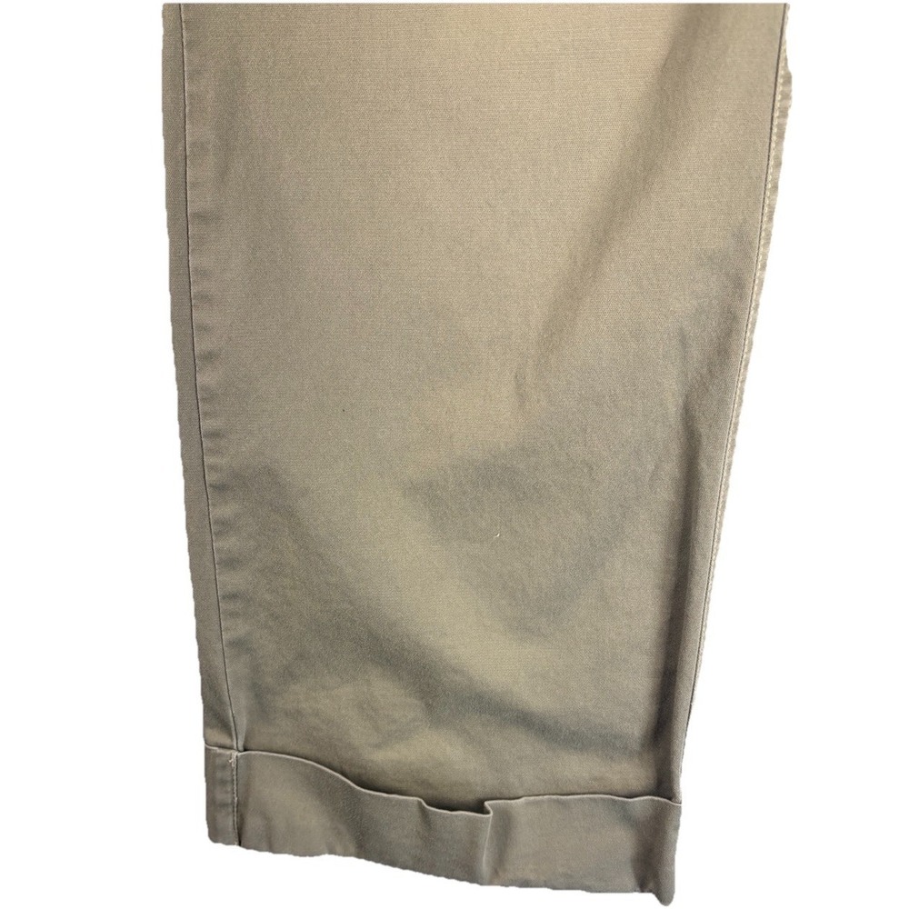 Vintage Old Navy Chino Pants Womens 8 Short Khaki Stretch Low Waist Preppy Y2K - Picture 7 of 12